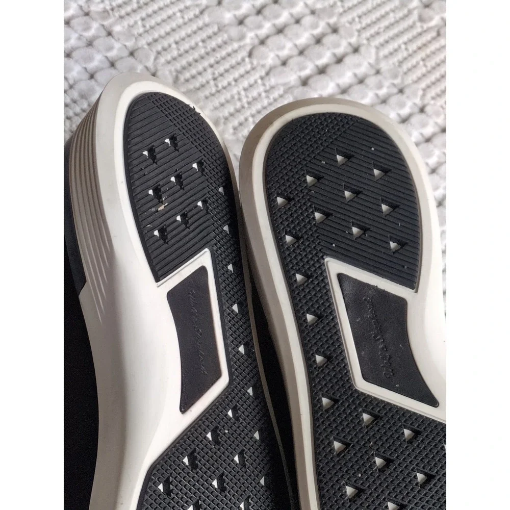 Wolf & Shepherd Crossover Longwing Calfskin Leather Black White Size 11.5 Mens